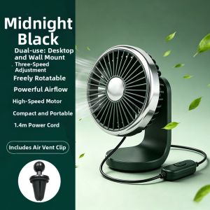 Cooling Small Car Air Fan Mini USB Vent Fan 2026 New Model