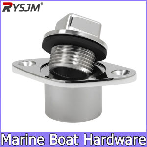 1pc 316 Stainless Steel Boat Drain Plug Bung Hole Drainage Marine Drain Plug Marine Dinghy Garboard Hardware Boat Accessories