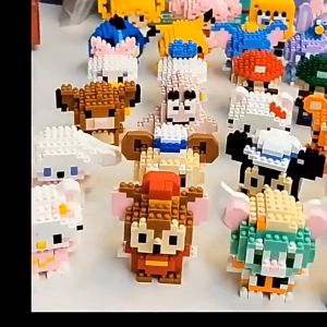REDFIRE TOYS MAINAN EDUKATIF BALOK SUSUN PUZZLE MINI NANO BLOCK 3D DIY BUILDING BRICK