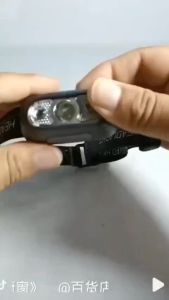Đèn pin đội đầu siêu sáng cảm ứng bằng tay 1 bóng LED chống thấm nước IPX6 đèn đeo trán cảm biến pin trâu
