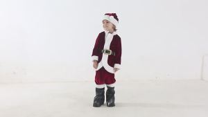 Christmas Costume   Childrens Costume Santa Claus Costume up Props Holiday Party Childrens Performance Wear