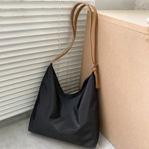 Large Capacity Bag Female 2023 Work Canvas Handbag Ins Fashion Commuter Tote School Bag for College Students