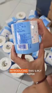 MR.ING x Man Hua 5-Ply Virgin Wood Pulp Toilet Paper Hypoallergenic Fragrance-Free 120g