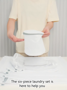 Mesh Laundry Bag with Durable Polyester and Easy-to-Use Zipper - Available in XS S M L XL and Cylinder 22x33cm Sizes