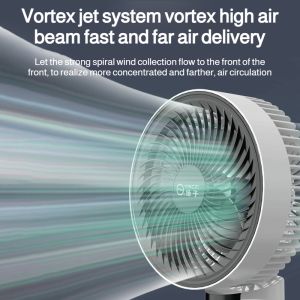 Desktop dualuse floor fan with wideangle air circulation