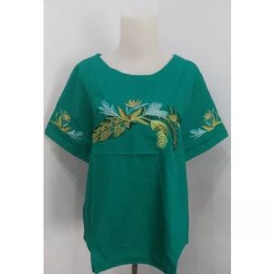 Blouse atasan style blus katun Fashion wanita dewasa kekinian B0003