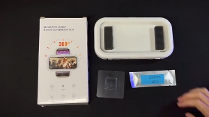 360° Waterproof Phone Holder Adjustable Wall Mounted Shower Phone Case Sensitive Touchscreen Anti-Fog Bathroom