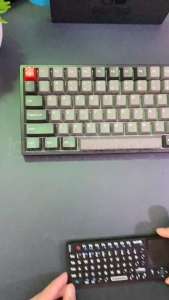 HotLouse Keyboard Wireless 2.4GHz Bluetooth Touchpad and Laser Pointer - RT-MWK02 - Black