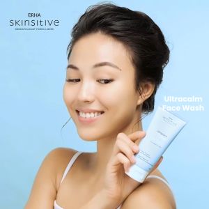 ERHA Skinsitive Ultracalm Face Wash 80g - Sabun Wajah Kulit Sensitif