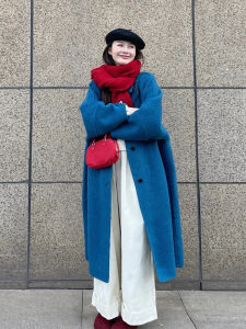 XUECAIQI | Stylish High Quality Mid-long Coat Three Piece Set