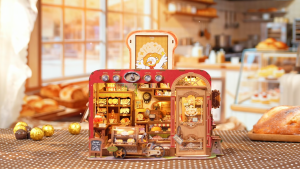 Tonecheer DIY House Toast Bakery Puzzles (TQ470) DIY Miniature Dollhouse