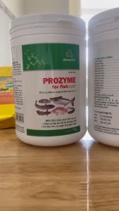 Enzyme tiêu hóa cho cá Prozyme Vemedim (1kg/lon)     ○ Chứa enzyme tiêu hóa giúp cá hấp thụ tối đa dinh dưỡng từ thức ăn giảm lượng thức ăn dư thừa tối ưu hiệu quả sử dụng thức ăn.