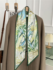 Pouie | Vintage Print Wide Long Scarf