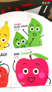 Sách Combo (4 Quyển) - Tranh Truyện Ehon Nhật Bản - Chào Buổi Sáng Đi Tắm Nào Đội Mũ Nào Xin Chào