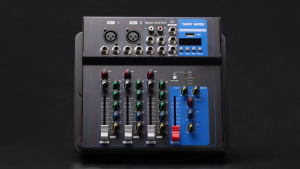 NickWinsMusic Audio mixer เชื่อมต่อ Bluetooth/USB 7/4 series มิกเซอร์มืออาชีพ