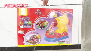 39 Pcs Non-Toxic Colored Clay Mold Set Hamburger Noodle Ice Cream Machines Toy for Kids Kindergarten Ages 0-12 Educational Play Dough Plasticine Creative Birthday Christmas Gift
