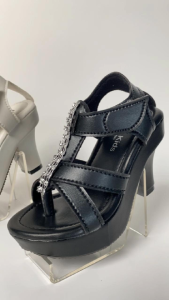 Sandal Heels Pesta Anak Perempuan Motif Permata | Pamstore HR046