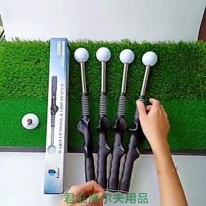 Golf Swing Trainer Grip Trainer Golf Warm-Up Stick Telescopic Golf Swing Training Aid for Exercise Golf Trainer Beginner