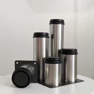 4pcs Furniture Legs Stainless Steel Furniture Feet Legs Kitchen Cabinet Sofa Legs Office Use Furniture Hardware