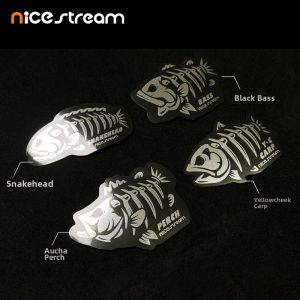 nice stream | Waterproof Graffiti Fishing Stickers Nightlight