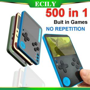 K10 Handheld Game Console FC500 Classic Games LCD Portable Retro Video Mini Game Console Rechargeable Great Gift for Kids ECILY