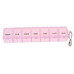 Pill Box 7 Days Organizer 21 Grids 3 Times One Day Portable Travel with Large Compartments for Vitamins Medicine Fish Oils