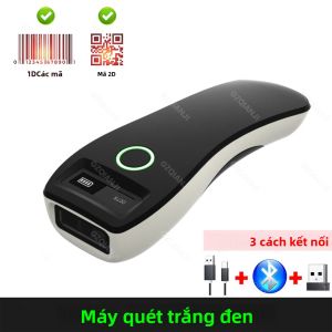 Máy Quét Mã Vạch Mini Cầm Tay 1D/2D Mã QR USB Có Dây/không Dây Bluetooth 2.4G Giải Mã Tốc Độ Cao Máy Quét Ảnh CMOS