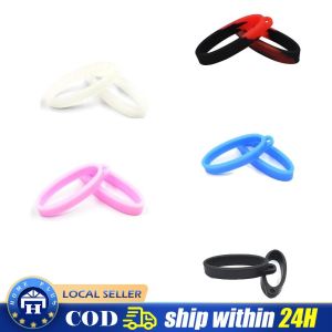 Local Delivery 40mm Fish Rod Silicone Ring Buckle Hang Water Bottle Anti Slip Rubber Rings Necklace Lanyard Anti-Loss Pendant Holder