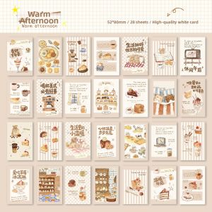 Korean Ins Style Dessert Theme Greeting Card