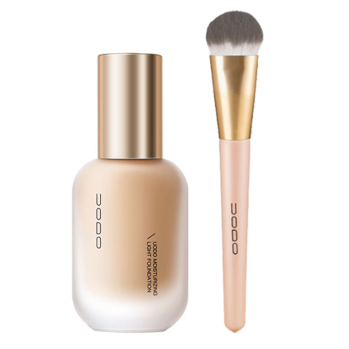 UODO | Bộ kem nền kèm cọ che phủ tốt, kiểm soát dầu và lâu trôi (2 phân ...