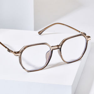 NIANZHEN Kính mắt TR90 Gọng kính thiết kế thương hiệu đa giác nữ cổ điển cho nam Kính mắt siêu nhẹ cổ điển 3099