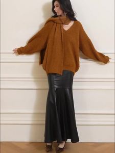 Soft Atmosphere Retro Caramel Trousseau Set Dress