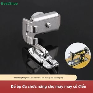 Phụ Kiện Máy May Đa Năng: Chân Vịt May Khóa Kéo Giấu Kín - Chân Vịt Đơn Bên Trái & Phải Bằng Thép Không Gỉ Phụ Kiện Thêu