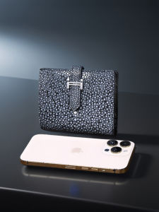 Luxury Pearl Fish Skin Wallet Mens Genuine Leather Short Trendy Leather Clip Youth Zipper Closure Horizontal Pattern Pure Color