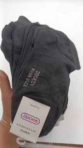 Free Size แพ็ค 12 คู่ / 6 คู่ ถุงเท้าข้อกลาง ใส่ทำงาน สินค้าพร้อมส่ง