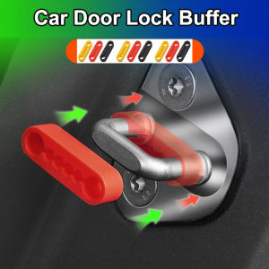 Universal Car Door Lock Damper Buffer for Toyota Nissan VW Hyundai KIA Peugeot Tesla Deadener Seal Shock-Absorbing Noise Reducer