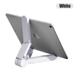 Universal Portable For iPad Air Pro Tablet & Mobile Phone Bracket Foldable Tablet Stand Desktop Plastic Tablet Cell Phone Holder