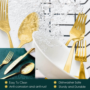 High Quality Not Fade 24 Piece 304 Stainless Steel Cutlery Set Tableware With Black Paper Gift Box Stainless Set stainless cutlery set
