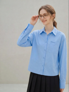 INMAN | Embroidered Light Color Shirt Jacket Yellow