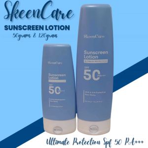 SkeenCare Sunscreen Lotion SPF50+++ Ultimate Protection 50g&120g