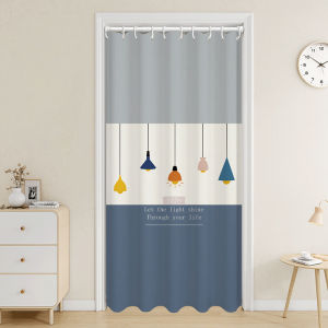 Air Conditioning Windshield Curtain Punch-Free Bedroom Room For Home Kitchen Custom Partition Curtain Toilet Fabric Covering Curtain