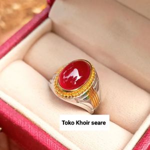 CINCIN BATU RED BARON MINIMALIS SUPER TOP QUALITY