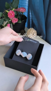 EVITA PERONI | Seashell Zoey Pelican Clip | High Quality Female Hair Clip | Klip Rahang