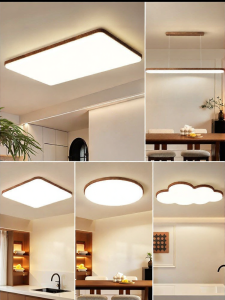 Changhong | Walnut Minimalist Modern Grand Ceiling Light