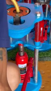 เครื่องอัดสายพ่นยาเกษตรพกพา ขนาด 2-6 ตัน พร้อมไฟ LED และระบบจับเวลา