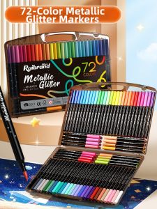 JIFANPAUL | Glitter Watercolor Pen For Drawing Art Supplies