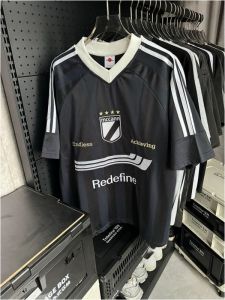 Loose Casual Short Sleeve T-Shirt Mens Summer Sporty Half Sleeve Three Bars Printed Teenage Fashion Cool Feeling Thin Model