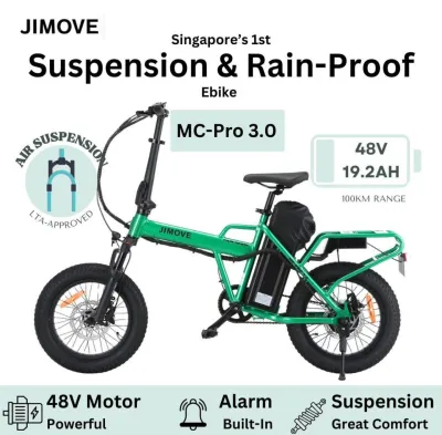 Jimove MC pro 48V 19.2AH lithium-ion removeable for charging battery Electric Bicycle
