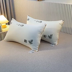 หมอน หมอนไมโครไฟเบอร์ นุ่ม ป้องกันไรฝุ่นและแบคทีเรีย 400g 700g 800g หนา หมอนโรงแรม 5ดาว สารสกัดอาร์เทมิเซียสำหรับกำจัดไร