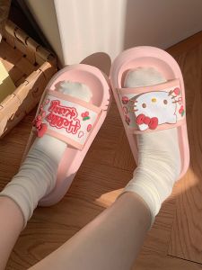 Dép Đi Trong Nhà Hoạt Hình Hello Kitty Dễ Thương Cho Bé Gái Mùa Hè Đế Dày Thoải Mái Cho Bé Gái Đi Trong Nhà Và Ngoài Trời